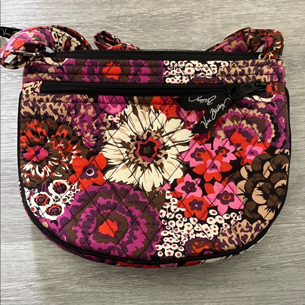 Vera Bradley Multicolor Floral Quilted Crossbody Bag
